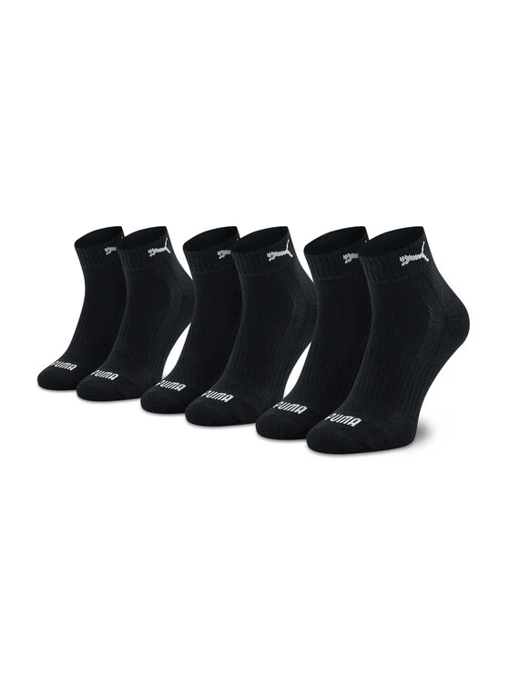 Puma Γυναίκες Ψηλές Κάλτσες Σετ 3 ζευγάρια ψηλές κάλτσες Unisex Cushioned Quarter 907943 01 Μαύρο Μαύρο 3 Puma Γυναίκες Ψηλές Κάλτσες Σετ 3 ζευγάρια ψηλές κάλτσες Unisex Cushioned Quarter 907943 01 Μαύρο Μαύρο