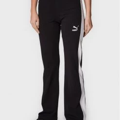 Puma Γυναίκες Παντελόνια Φόρμας Παντελόνι φόρμας T7 537072 Μαύρο Slim Fit Μαύρο