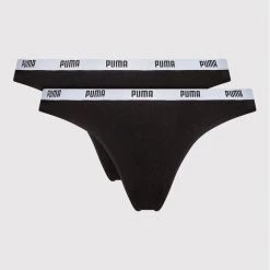 Puma Γυναίκες Κλασικά Σλιπ Σετ 2 τεμάχια σλιπ κλασικά Everyday 907851 Μαύρο Μαύρο