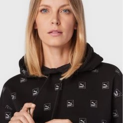 Puma Γυναίκες Μπλούζες Μπλούζα Brand Love 535706 Μαύρο Relaxed Fit Μαύρο -Puma Εκπτώσεις unnamed file 135