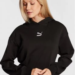 Puma Γυναίκες Πλεκτά Φορέματα Φόρεμα υφασμάτινο Classics 535687 Μαύρο Relaxed Fit Μαύρο -Puma Εκπτώσεις unnamed file 140