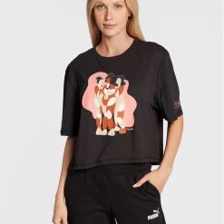 Puma Γυναίκες T-shirts T-Shirt Nextgen Artist Series 522596 Μαύρο Relaxed Fit Μαύρο