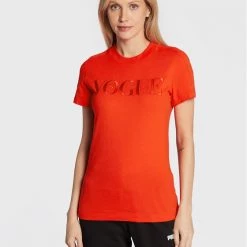 Puma Γυναίκες T-shirts T-Shirt VOGUE 535234 Κόκκινο Regular Fit Κόκκινο