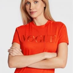 Puma Γυναίκες T-shirts T-Shirt VOGUE 535234 Κόκκινο Regular Fit Κόκκινο -Puma Εκπτώσεις unnamed file 176