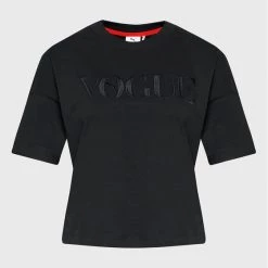 Puma Γυναίκες T-shirts T-Shirt VOGUE Graphic 534691 Μαύρο Cropped Fit Μαύρο -Puma Εκπτώσεις unnamed file 192