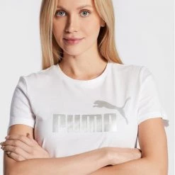 Puma Γυναίκες T-shirts T-Shirt 848 Λευκό Regular Fit Λευκό -Puma Εκπτώσεις unnamed file 196