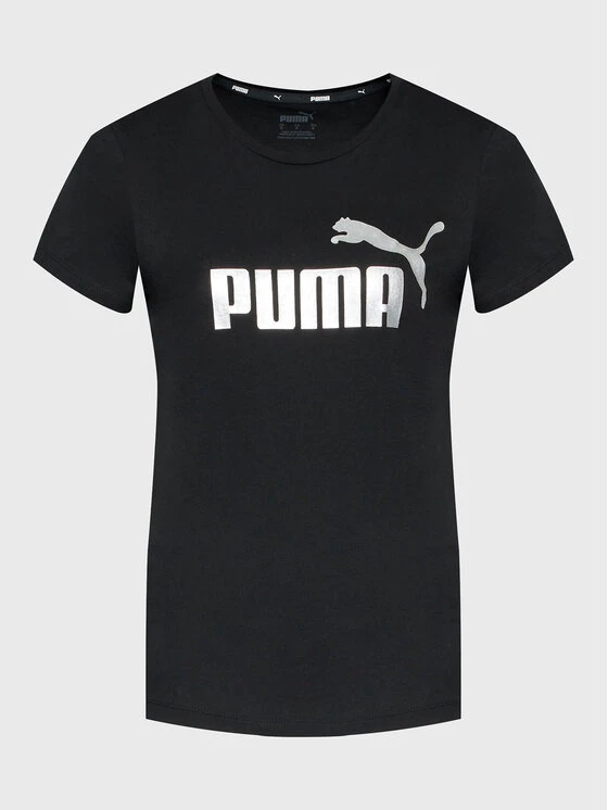 Puma Γυναίκες T-shirts T-Shirt Essentials+ Metallic Logo 848303 Μαύρο Regular Fit Μαύρο 7 Puma Γυναίκες T-shirts T-Shirt Essentials+ Metallic Logo 848303 Μαύρο Regular Fit Μαύρο - Image 5