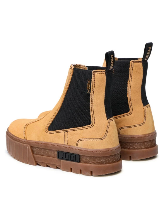 Puma Γυναίκες Biker Μποτάκια Μποτάκια με λάστιχο Meyze Chelsea Suede Wn's 382829 04 Κίτρινο Κίτρινο 5 Puma Γυναίκες Biker Μποτάκια Μποτάκια με λάστιχο Meyze Chelsea Suede Wn's 382829 04 Κίτρινο Κίτρινο - Image 3