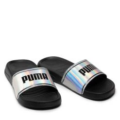 Puma Γυναίκες Παντόφλες & Σαγιονάρες Παντόφλες Popcat 20Iri Wns 372627 01 Ασημί Ασημί -Puma Εκπτώσεις unnamed file 2291