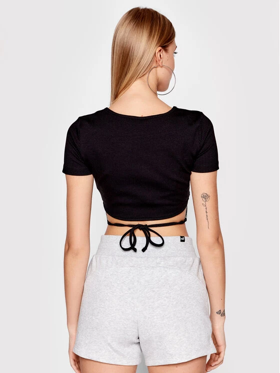 Puma Γυναίκες Μπλουζάκια Μπλουζάκι Classics Ribbed 533450 Μαύρο Slim Fit Μαύρο 5 Puma Γυναίκες Μπλουζάκια Μπλουζάκι Classics Ribbed 533450 Μαύρο Slim Fit Μαύρο - Image 3