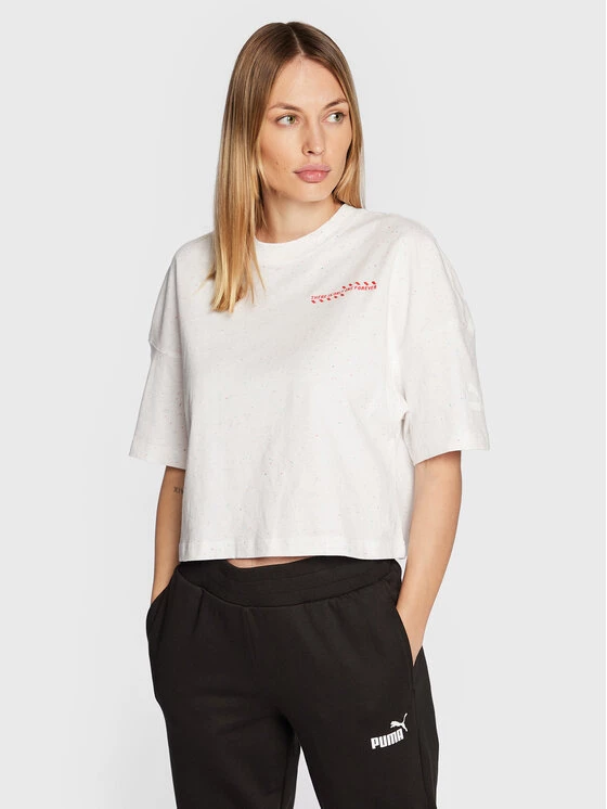 Puma Γυναίκες T-shirts T-Shirt RE:Collection 535595 Μπεζ Relaxed Fit Μπεζ 3 Puma Γυναίκες T-shirts T-Shirt RE:Collection 535595 Μπεζ Relaxed Fit Μπεζ