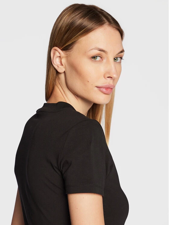 Puma Γυναίκες T-shirts T-Shirt Classic 535610 Μαύρο Slim Fit Μαύρο 6 Puma Γυναίκες T-shirts T-Shirt Classic 535610 Μαύρο Slim Fit Μαύρο - Image 4