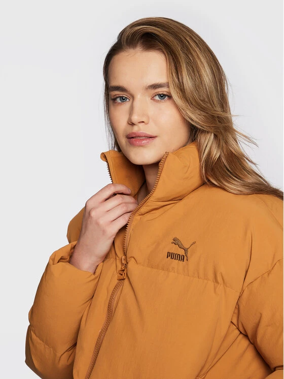 Puma Γυναίκες Χειμωνιάτικα Μπουφάν Μπουφάν πουπουλένιο Classics 535574 Καφέ Oversize Καφέ 6 Puma Γυναίκες Χειμωνιάτικα Μπουφάν Μπουφάν πουπουλένιο Classics 535574 Καφέ Oversize Καφέ - Image 4