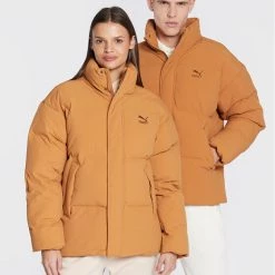 Puma Γυναίκες Χειμωνιάτικα Μπουφάν Μπουφάν πουπουλένιο Unisex Classics 53557374 Καφέ Oversize Καφέ