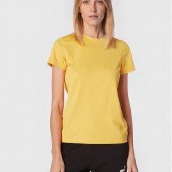 Puma Γυναίκες T-shirts T-Shirt Inland 535814 Κίτρινο Classic Fit Κίτρινο