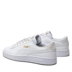 Puma Γυναίκες Κοντά Αθλητικά Αθλητικά Smash V2 Metallics Jr 386197 01 Λευκό Λευκό -Puma Εκπτώσεις unnamed file 2896