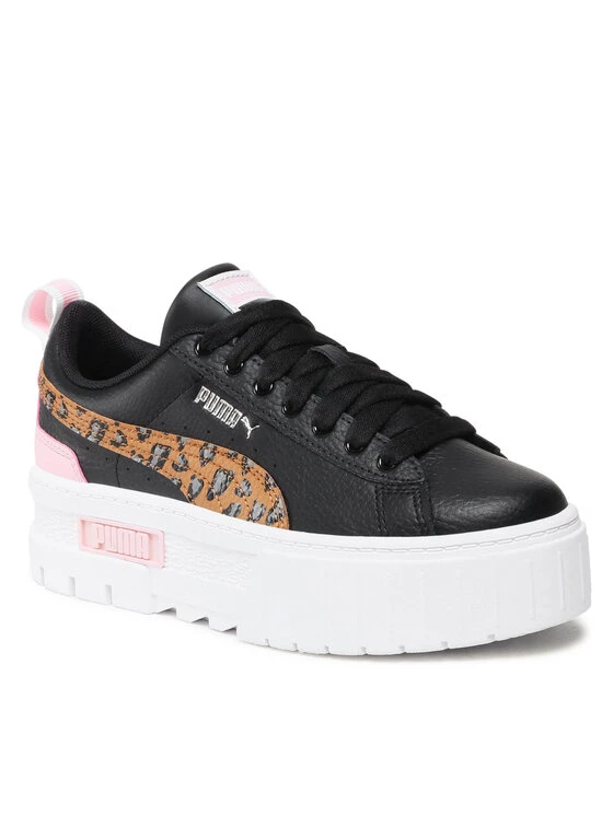 Puma Γυναίκες Αθλητικά Mayze Wild Jr 385696 04 Μαύρο Μαύρο 3 Puma Γυναίκες Αθλητικά Mayze Wild Jr 385696 04 Μαύρο Μαύρο