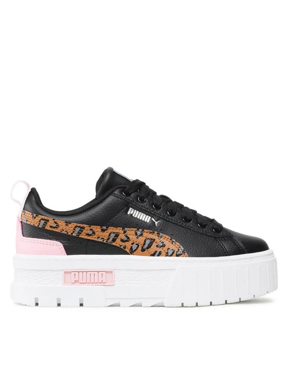 Puma Γυναίκες Αθλητικά Mayze Wild Jr 385696 04 Μαύρο Μαύρο 4 Puma Γυναίκες Αθλητικά Mayze Wild Jr 385696 04 Μαύρο Μαύρο - Image 2