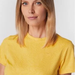 Puma Γυναίκες T-shirts T-Shirt Inland 535814 Κίτρινο Classic Fit Κίτρινο -Puma Εκπτώσεις unnamed file 3