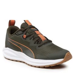 Puma Παιδιά Παπούτσια για Χάντμπολ Παπούτσια Twitch Runner Trail Jr 377581 02 Πράσινο Πράσινο