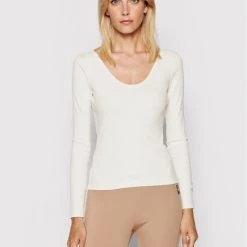 Puma Γυναίκες Μπλουζάκια Μπλουζάκι Classics Rib Ls 599592 Μπεζ Slim Fit Μπεζ