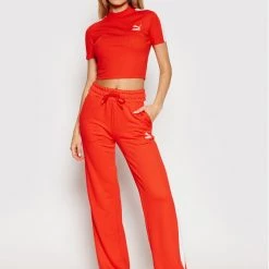 Puma Γυναίκες Μπλουζάκια Μπλουζάκι Classics Mock Neck 530229 Κόκκινο Slim Fit Κόκκινο -Puma Εκπτώσεις unnamed file 351