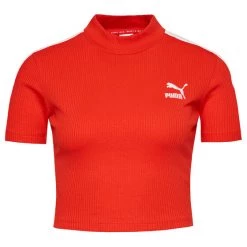 Puma Γυναίκες Μπλουζάκια Μπλουζάκι Classics Mock Neck 530229 Κόκκινο Slim Fit Κόκκινο -Puma Εκπτώσεις unnamed file 354