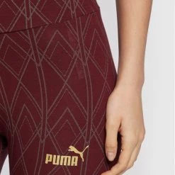 Puma Γυναίκες Κολάν Power Deco Glam 671759 Μπορντό Tight Fit Μπορντό -Puma Εκπτώσεις unnamed file 3569