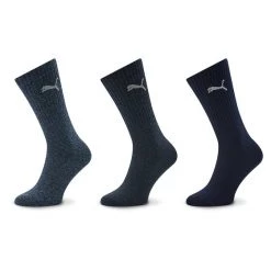 Puma Γυναίκες Ψηλές Κάλτσες Σετ 3 ζευγάρια ψηλές κάλτσες Unisex 907940 04 Σκούρο μπλε Σκούρο μπλε