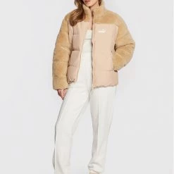 Puma Γυναίκες Χειμωνιάτικα Μπουφάν Μπουφάν πουπουλένιο Sherpa 849403 Μπεζ Relaxed Fit Μπεζ -Puma Εκπτώσεις unnamed file 3686
