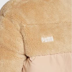 Puma Γυναίκες Χειμωνιάτικα Μπουφάν Μπουφάν πουπουλένιο Sherpa 849403 Μπεζ Relaxed Fit Μπεζ -Puma Εκπτώσεις unnamed file 3690