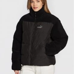 Puma Γυναίκες Χειμωνιάτικα Μπουφάν Μπουφάν πουπουλένιο Sherpa 849403 Μαύρο Relaxed Fit Μαύρο