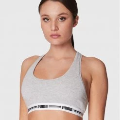 Puma Γυναίκες Χωρίς Μπανέλα Σουτιέν τοπ Racer Back 907862 Γκρι Γκρι
