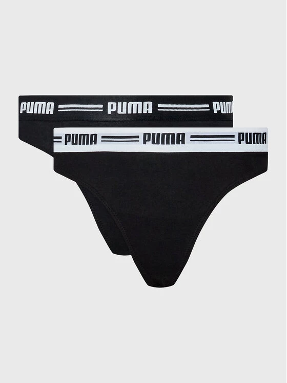 Puma Γυναίκες Στρίνγκ Σετ 2 τεμάχια στρίνγκ 907854 Μαύρο Μαύρο 3 Puma Γυναίκες Στρίνγκ Σετ 2 τεμάχια στρίνγκ 907854 Μαύρο Μαύρο