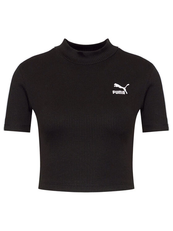 Puma Γυναίκες Μπλουζάκια Μπλουζάκι Classics Mock Neck 530229 Μαύρο Slim Fit Μαύρο 7 Puma Γυναίκες Μπλουζάκια Μπλουζάκι Classics Mock Neck 530229 Μαύρο Slim Fit Μαύρο - Image 5