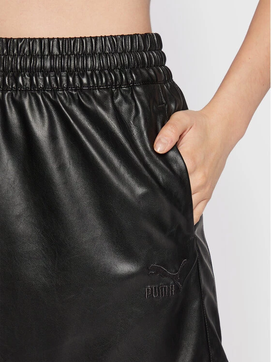 Puma Γυναίκες Mini Φούστα από απομίμηση δέρματος T7 Faux 535693 Μαύρο Regular Fit Μαύρο 6 Puma Γυναίκες Mini Φούστα από απομίμηση δέρματος T7 Faux 535693 Μαύρο Regular Fit Μαύρο - Image 4