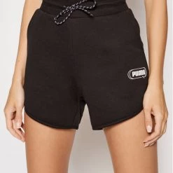 Puma Γυναίκες Αθλητικά Σορτς Αθλητικό σορτς Rebel 585817 Μαύρο Regular Fit Μαύρο