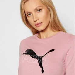 Puma Γυναίκες T-shirts T-Shirt Nu-tility 583546 Ροζ Regular Fit Ροζ -Puma Εκπτώσεις unnamed file 418