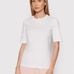 Puma Γυναίκες T-shirts T-Shirt Modern Basics 583634 Λευκό Regular Fit Λευκό