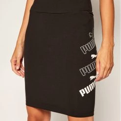 Puma Γυναίκες Φούστα Mini Amplified 583617 Μαύρο Slim Fit Μαύρο