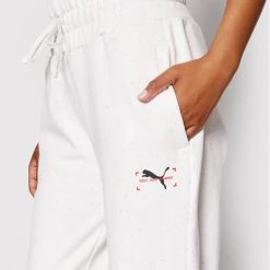 Puma Γυναίκες Παντελόνια Φόρμας Παντελόνι φόρμας Re:Collections 533965 Λευκό Relaxed Fit Λευκό -Puma Εκπτώσεις unnamed file 4481