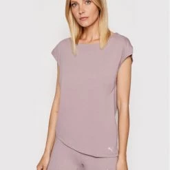 Puma Γυναίκες T-shirts T-Shirt Studio Fundation 521607 Μωβ Regular Fit Μωβ