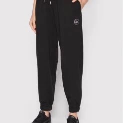 Puma Γυναίκες Παντελόνια Φόρμας Παντελόνι φόρμας SWxP 533567 Μαύρο Relaxed Fit Μαύρο