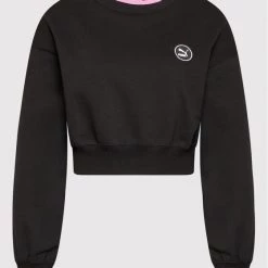 Puma Γυναίκες Μπλούζες Μπλούζα SWXp Crew 533562 Μαύρο Relaxed Fit Μαύρο -Puma Εκπτώσεις unnamed file 4557