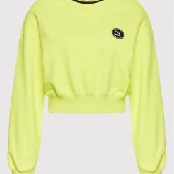 Puma Γυναίκες Μπλούζες Μπλούζα SWXp Crew 533562 Κίτρινο Relaxed Fit Κίτρινο -Puma Εκπτώσεις unnamed file 4562