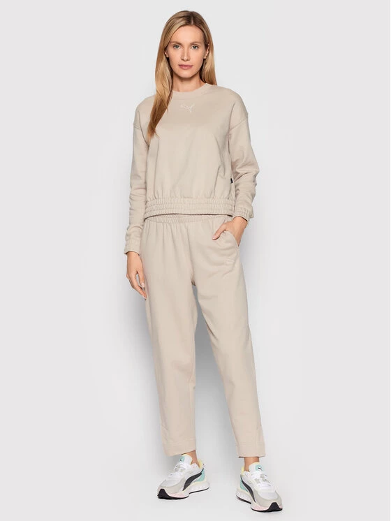 Puma Γυναίκες Μπλούζες Μπλούζα Her Crew 847094 Μπεζ Relaxed Fit Μπεζ 4 Puma Γυναίκες Μπλούζες Μπλούζα Her Crew 847094 Μπεζ Relaxed Fit Μπεζ - Image 2