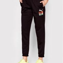 Puma Γυναίκες Παντελόνια Φόρμας Παντελόνι φόρμας Brand Love 534353 Μαύρο Regular Fit Μαύρο