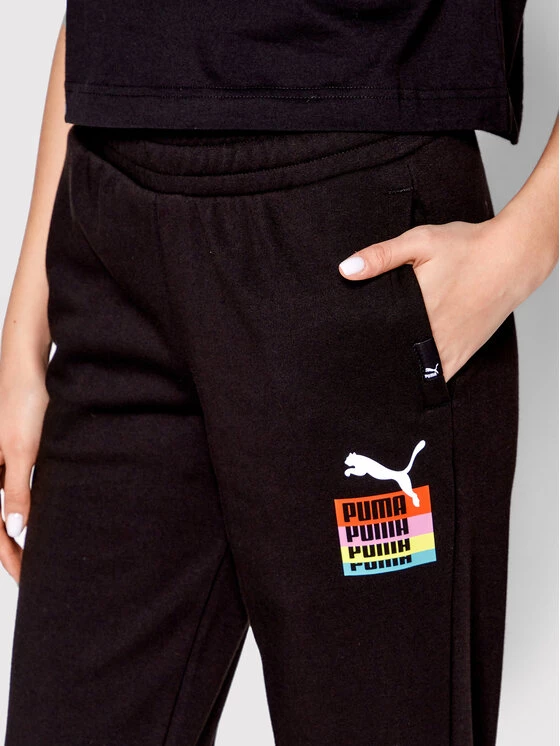 Puma Γυναίκες Παντελόνια Φόρμας Παντελόνι φόρμας Brand Love 534353 Μαύρο Regular Fit Μαύρο 6 Puma Γυναίκες Παντελόνια Φόρμας Παντελόνι φόρμας Brand Love 534353 Μαύρο Regular Fit Μαύρο - Image 4