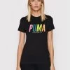 Puma Γυναίκες T-shirts T-Shirt SMILEY WORLD Graphic 533559 Μαύρο Regular Fit Μαύρο -Puma Εκπτώσεις unnamed file 529