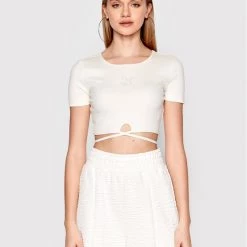 Puma Γυναίκες Μπλουζάκια Μπλουζάκι Classics Ribbed 533450 Μπεζ Slim Fit Μπεζ